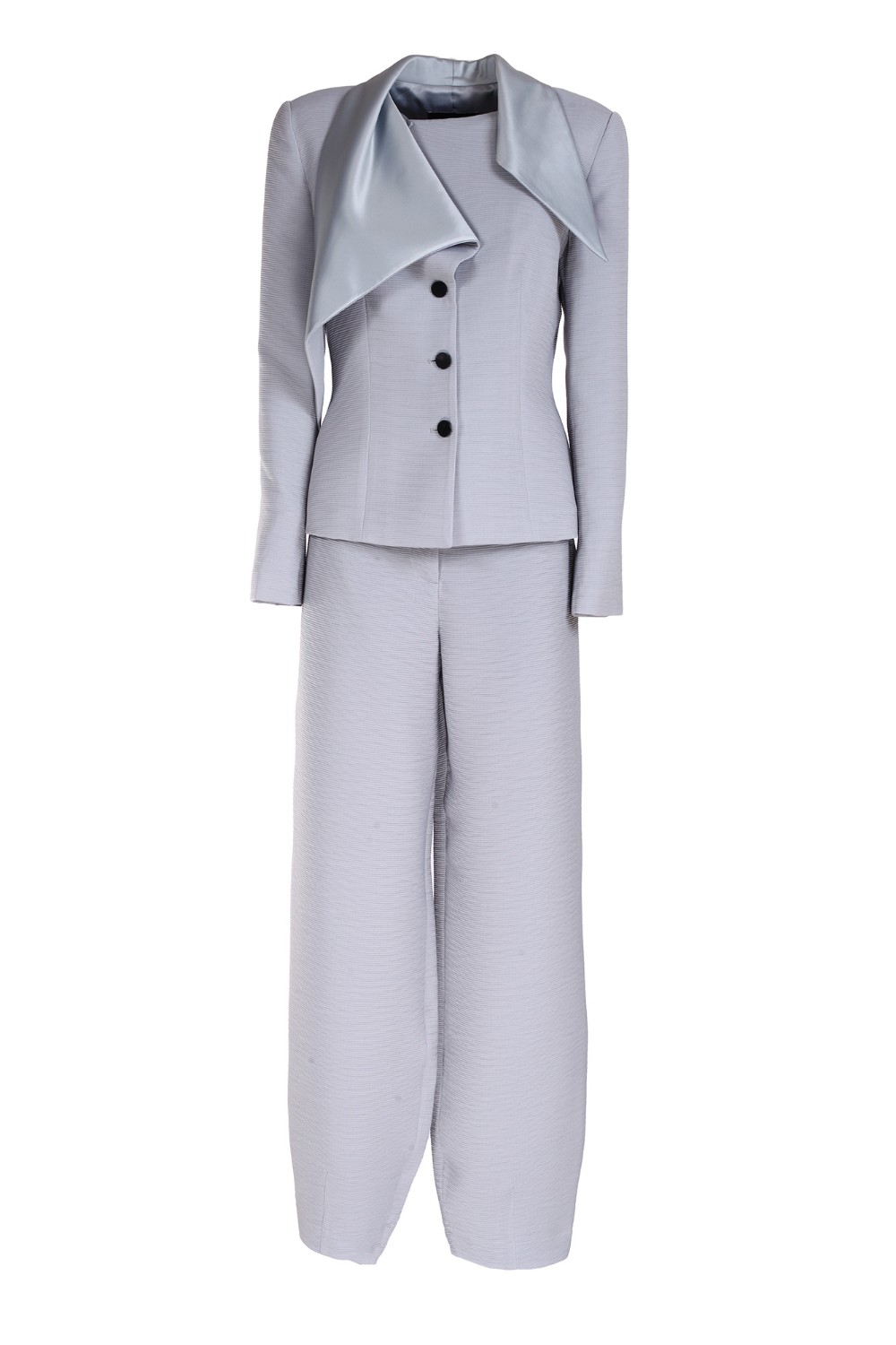 shop EMPORIO ARMANI  Pantalone: Emporio Armani pantaloni.
Vita alta.
Chiusura con cerniera e gancetto in metallo.
Gamba ampia.
Vestibilità regolare.
Composizione: 100% Poliestere.
Fabbricato in Cina.. H3NP2D C9925-637 number 7572802